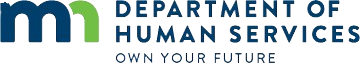 Own Your Future initiative logo from the Minnesota Department of Human Services. This ACS data report was conducted as a part of the Own Your Future initiative.